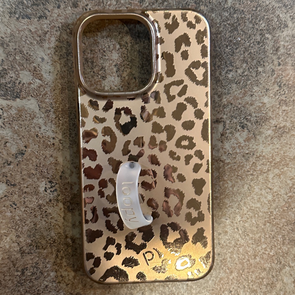 Loopy Case Wild Leopard Phone Cover - Gold and Brown